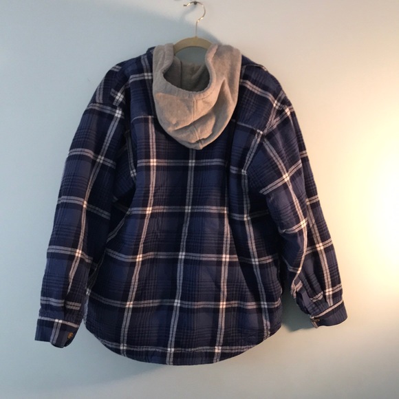 Double lined Isolated Flannel Jacket - Picture 3 of 5